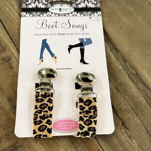 Bootique Leopard Pattern Boot Snugs